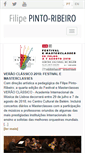 Mobile Screenshot of filipepinto-ribeiro.com